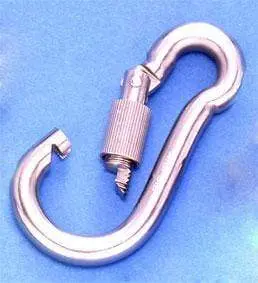 Stainless Steel Bomber Carabiner Aisi316 With Gate, 6X60Mm – Pack Of 20 1