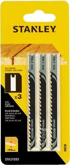 Stanley 3-Piece Hcs Saw Blades For Hand Saws 1