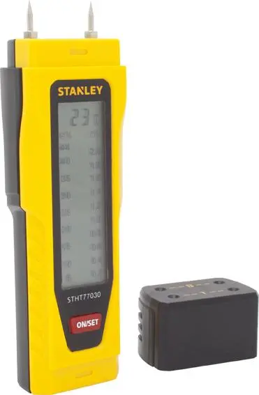 Stanley Professional Wood Moisture Meter – Model 0-77-030, 0–77% Rh Range 1