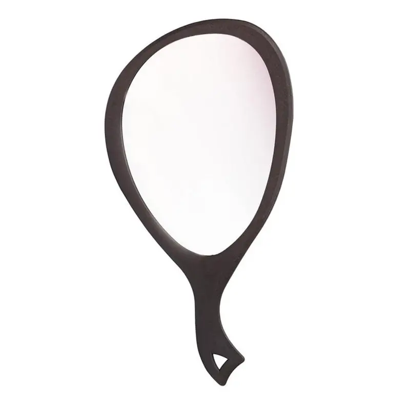 Teardrop-Shaped Black Acrylic Mirror 1