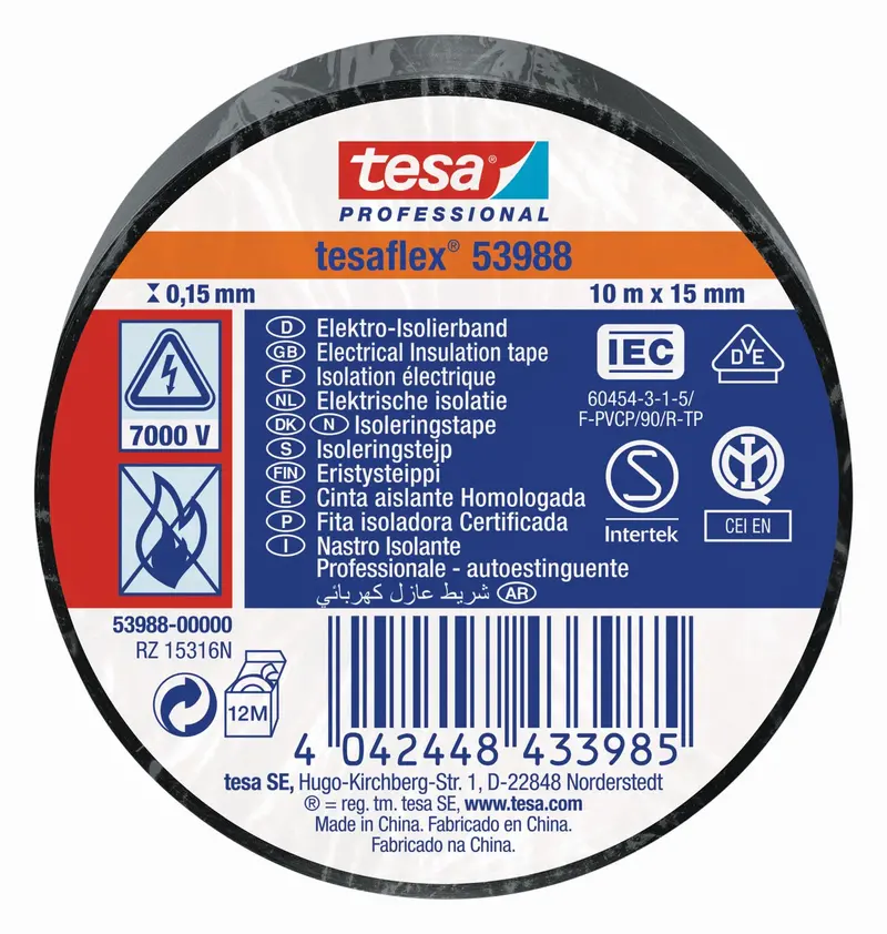 Tesa 53988 Certified Electrical Insulating Tape 1