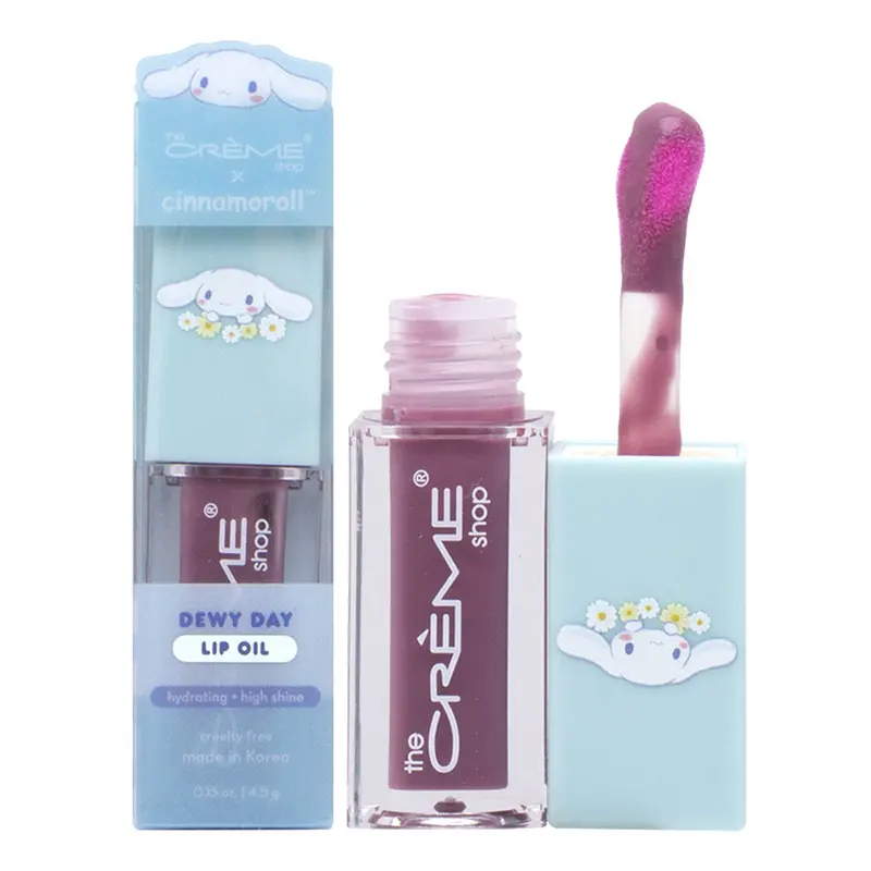 The Creme Shop Cinnamoroll Dewy Lip Oil – 4.5G Hydrating Morning Glow 1