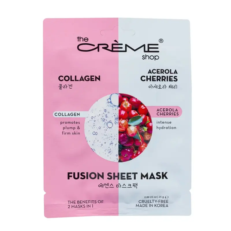 The Creme Shop Collagen & Acerola Cherry Fusion Sheet Mask 1