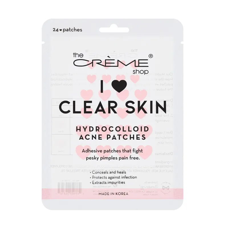The Creme Shop I Heart Clear Skin Hydrocolloid Acne Patches (24-Count) 1