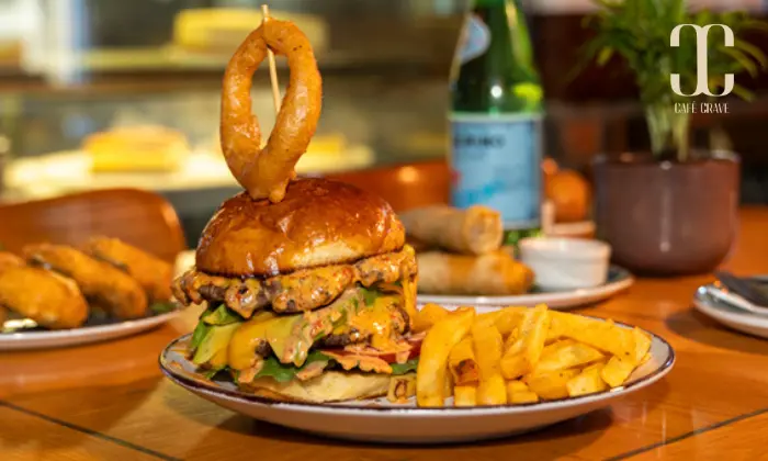 Two Gourmet Burgers With Sharing Fries & Dessert – Crave Café, Claremont 1