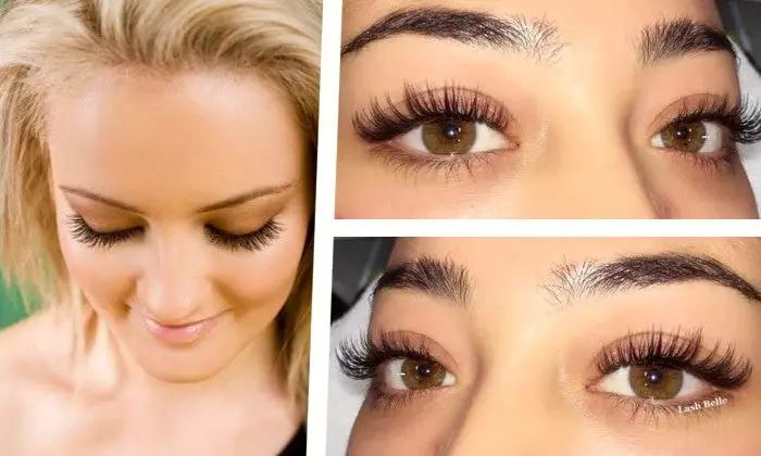 Volume Or Hybrid Eyelash Extension Application At Tandz Beauty 1