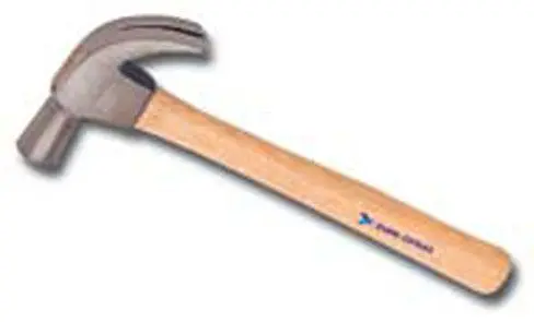 Zubiondo 450 G Wooden-Handle Claw Hammer – Model 3210/16, American Style With Milled Face 1