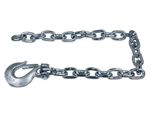 3/8-Inch X 35-Inch Safety Chain With Clevis Hook – Heavy-Duty Towing Accessory 1