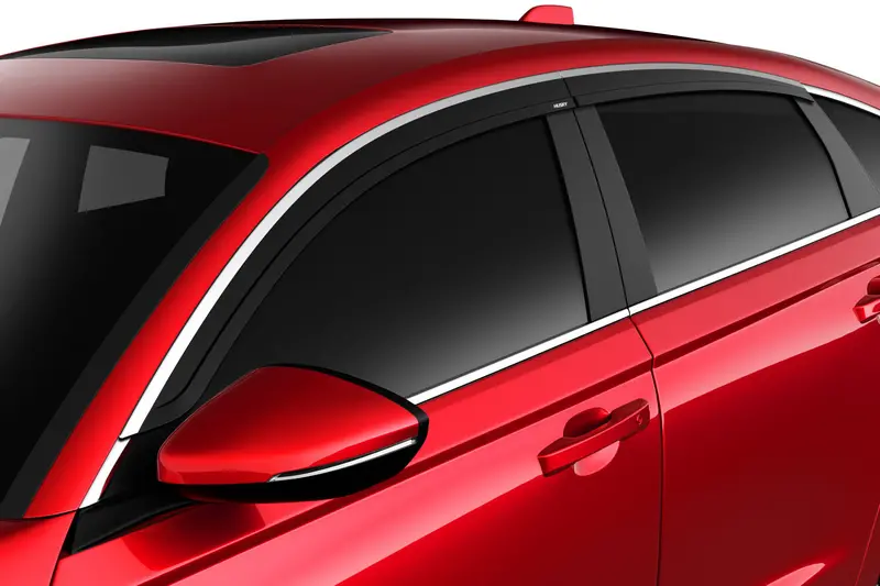 Husky Liners 2884067 Low-Profile Smoke Ventvisors With Chrome Trim (4-Piece Set) 1