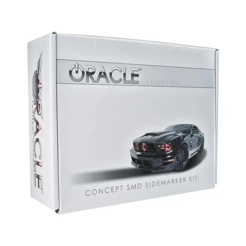 Oracle Lighting Concept Tinted Sidemarker Set – Ebony Black (Ua Series) 1